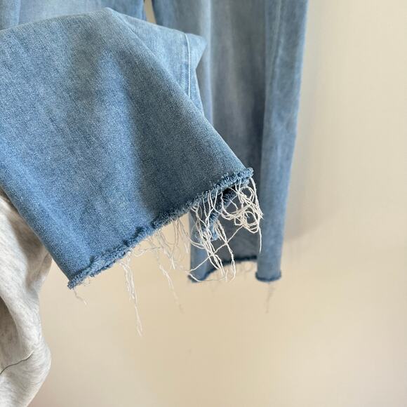 PAIGE The Anessa High-Rise Crop Wide Leg Jeans in Shooting Star 33 - Picture 8 of 12